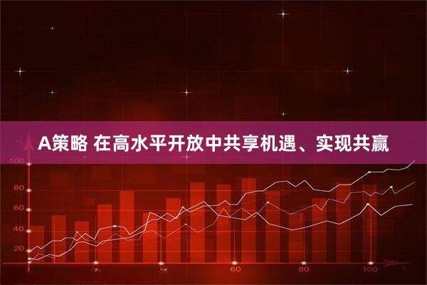 A策略 在高水平开放中共享机遇、实现共赢